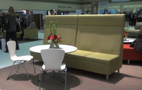 flexible workplace, healthcare seating, kimball, modular office, NeoCon East, office chair, office seating, video