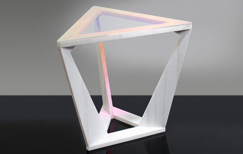 Marble Joinery: WL07 Tretable by Joe Doucet contract table, Joe Doucet, joinery techniques, marble ocasional table, marble table, Tretable, WL07 Tretable