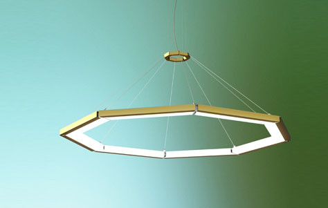 ceiling lamp, commercial, contract, golden plated, lamp, light, metal-plated, pendant, pendant lamp, Suspension Lamp, Wall Lamp