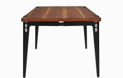 Philippe Nigro’s Pietement Universel clamp, re-cycle, re-purpose, sustainable, table, table leg, table legs, table top, universal base