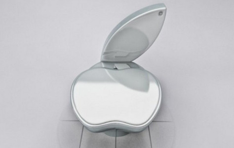 apple, bath, bathroom, designer toilet, iPoo toilet, loo, Mac, Macintosh, Milos Paripovic, toilet, WC