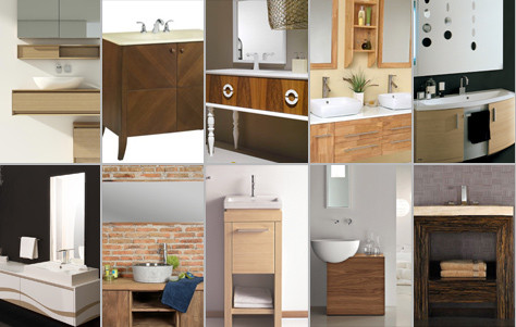 contemporary bathroom furniture, modern bathroom, modern vanity, modern wood furniture, oak vanity, wood vanity