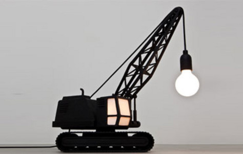 Wrecking Ball Light by Studio Job art, bronze, crane, design, homage, industrial, Industry, lamp, light, wrecking ball
