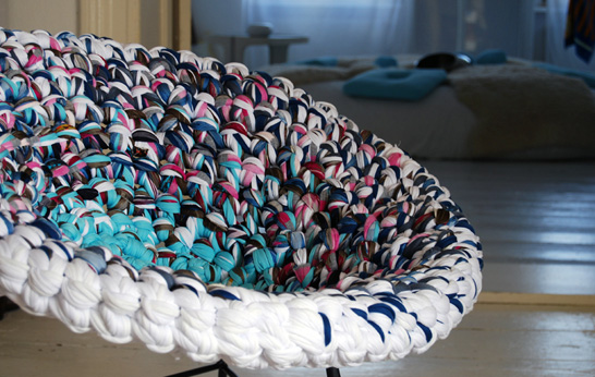 Andrea Brena’s Knitted Army at Bauhaus Archive, Berlin