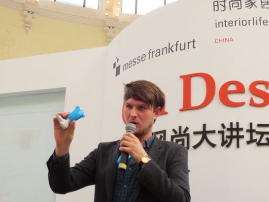 Interior Lifestyle China 2012: Sebastian Herkner discusses new designs for Moroso residential, hospitality, seating, Coat Chair, Moroso, Sebastian Herkner, Interior Lifestyle China, Shanghai, Messe Frankfurt