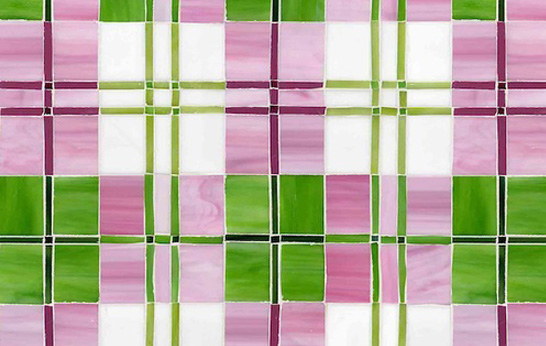 Tartan Dreams: Gingham and Plaid Collection by Sara Baldwin for New Ravenna Mosaics