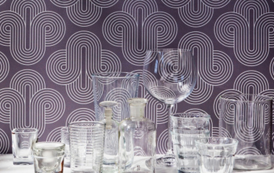 Metallic Motifs: Patterns Wallpaper by Kismet