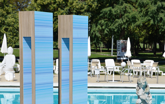 Sustainable Cardboard Lamps by Fabbian Illuminazione