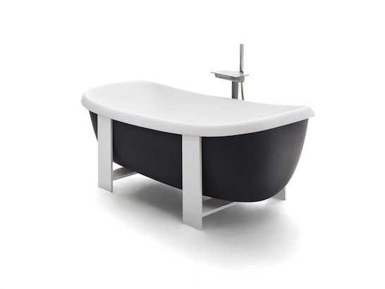 Agape, Pear Cut, grey, bathtub, patricia-urquiola