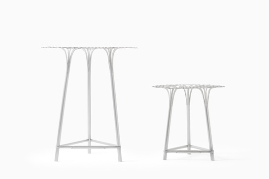 Han Gallery, Taiwan, Nendo, steel bamboo table, modern materials, residential, hospitality