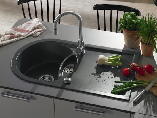 villeroy & boch, lagor, sink, grey, kitchen, bath