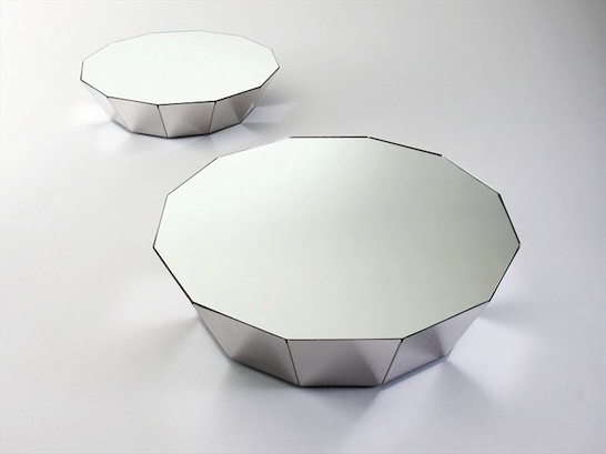 Basalto 12 and Yanin by Gallotti & Radice Yani, Gallotti & Radice, coffee table, residential, hospitality, mirrors