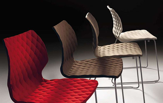 quilted, upholstery, surface trend, Metalmobli, Uni chair