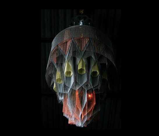 Mandala, Willowlamp, lighting, chandelier, laser-cut, ball chain