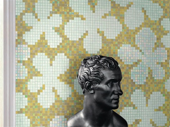 Bisazza's 2013 Mosaics Collection for Outdoor Living luxury, glass flowers, bisazza, tile, mosaic