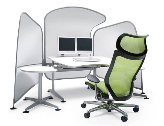 furniture systems, office, collaborative workspace, contract furniture, desks, Okamura, Cruise