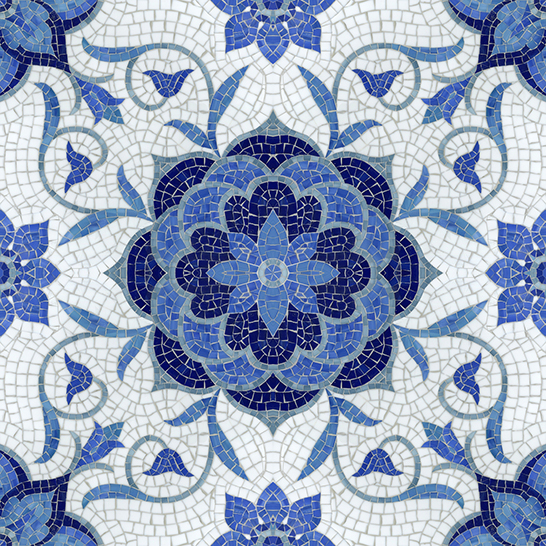 Delft Collection by New Ravenna Mosaics Sara Baldwin, New Ravenna Mosaics, Delft Collection, Aurelia