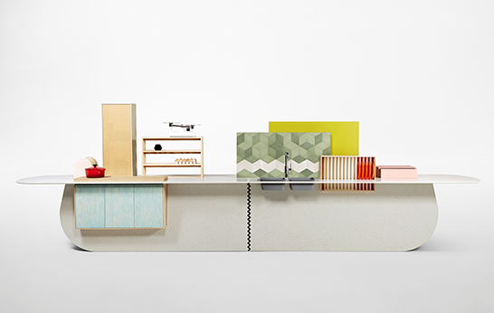 Islands by Raw Edges for Caeserstone Photo by Vicky Lam