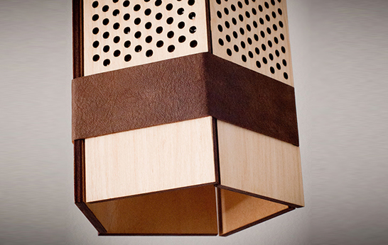 Black Penta Lamp by Jonathan Dorthe