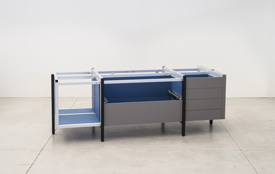 Pilotis Kitchen by Artifex and Arpa Industriale