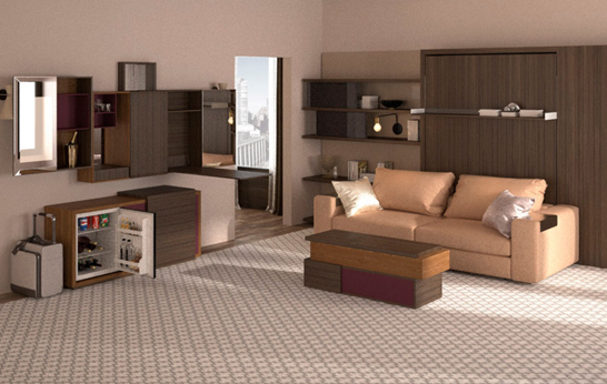 New Space-Saving Designs by Think Fabricate for Resource Furniture