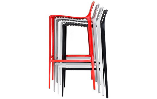 MultipliCITY, Chipman Stool, and Chipman Table by Landscape Forms