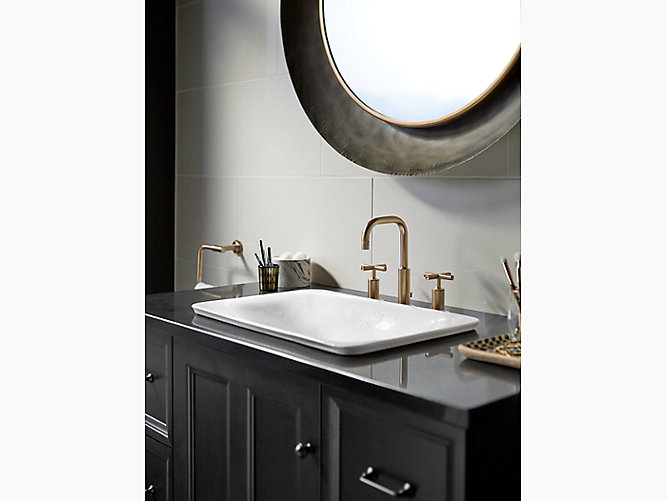 Sartorial Paisley Rectangle Wading Pool Sink by Kohler