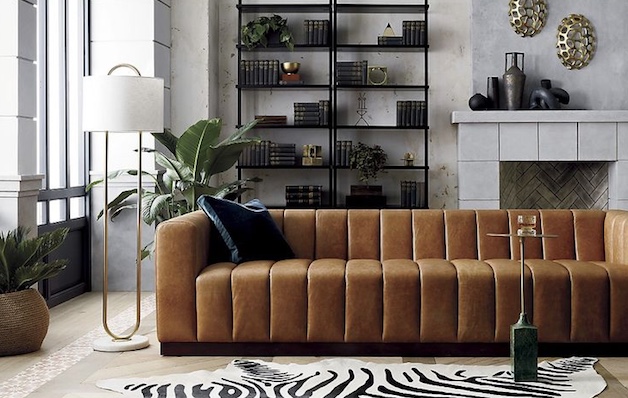 Forte Channeled Sofa by CB2
