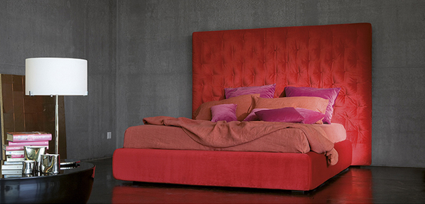 Wing Headboard and Bed