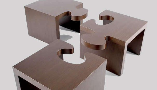 A Puzzling Table by Patou