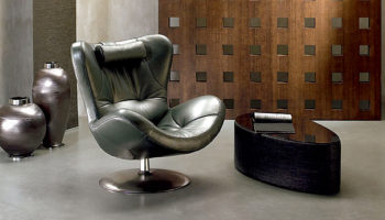 At AD Home Design Show: Sample Some Tunes Amid the Luxuriance of Leather