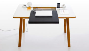 BlueLounge StudioDesk Eliminates Cord Clutter