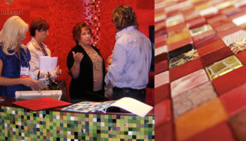 At #NeoCon09: Studio Art’s Signature Omni Leather Tiles