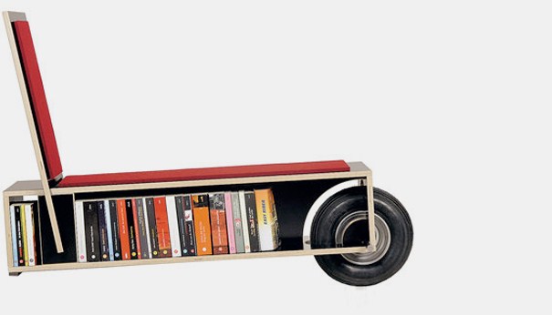 Easy Reader: Nils Holger Moormann’s Mobile Bookcase-Divan