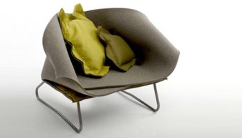 Get Felt Up by Charlotte Kingsnorth Body-Hugging Lounge Chair