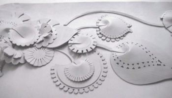 UK Designer Genevieve Bennett’s Leather Wall Sculptures