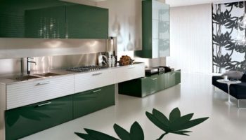Damenico Palucci Outline for Pedini Turns the Kitchen on its Side