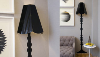 Gecko’s Space-Saving, Sticker Floor Lamp