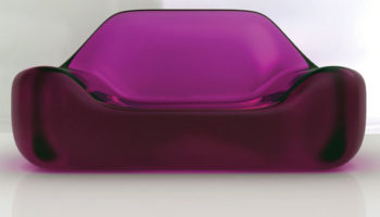 Glossy Lipstick Sofa, Limited Edition by Sand & Birch