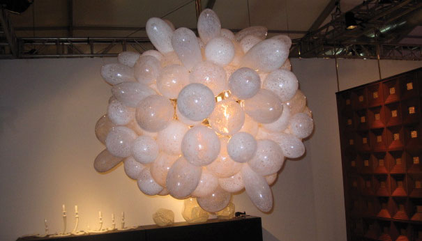 Live at Design Miami: Bubble Chandelier by Jeff Zimmerman