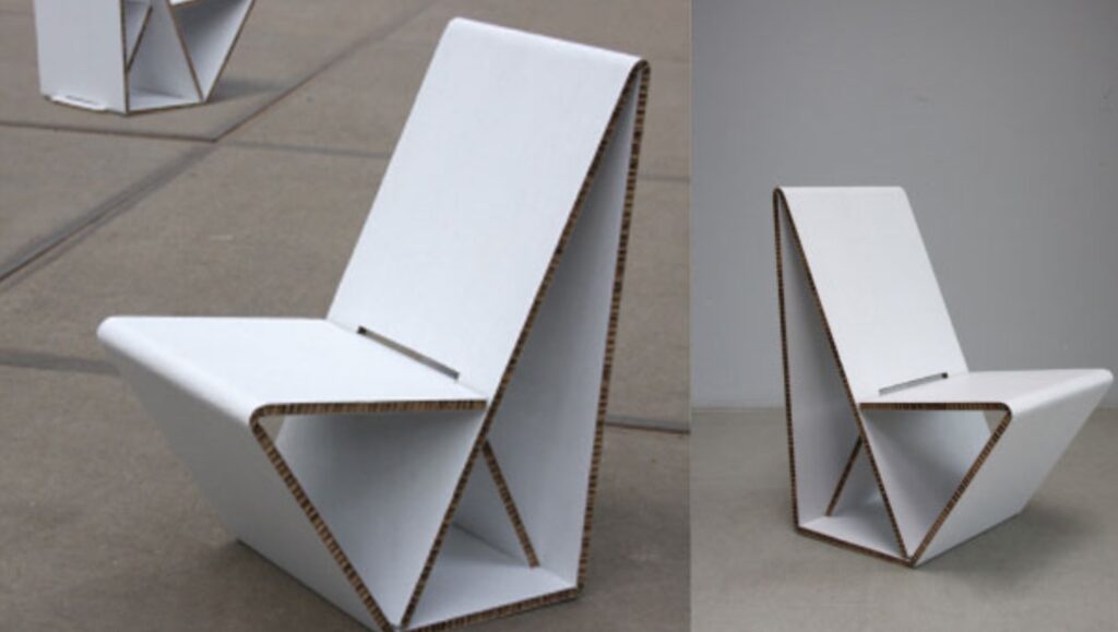 VOUWWOW! A Chair Made of Cardboard VOUWWOW! A Chair Made of Cardboard