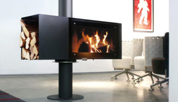 Conmoto’s Turn: A Rotating Fireplace
