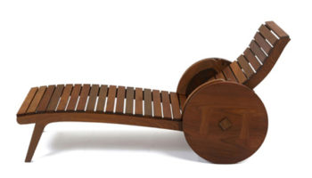 Etel’s Carro de Boi Outdoor Lounger is All About Wood