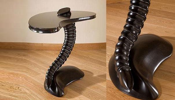 zelouf + BELL’s Black Mamba Table