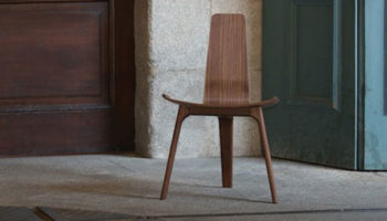 Upholstered Tapas Chair by Matthew Hilton for De La Espada Shows in Milan