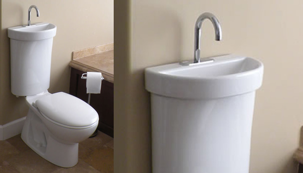 Water Saving Toilet and Sink Combo by Caroma