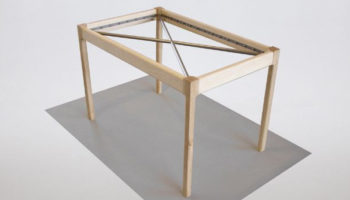 Carpal Tunnel No More: The Surface Tension Writing Desk by Lukas Peet
