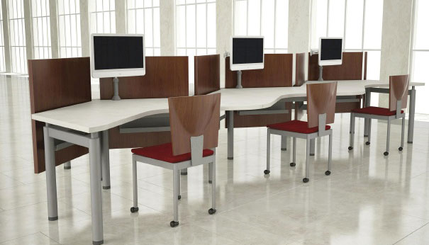 Versatile Style: Elements Desking System by Agati