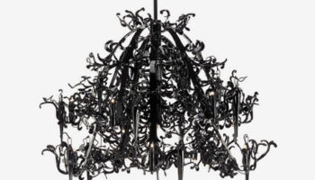 Barlas Baylar's Spooky Flower Power Chandelier