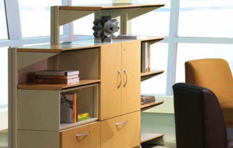 HON's Vicinity Storage System Cleans Up Any Office Mess